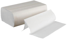 Håndklædeark 2-lags papir 20,6×24cm, 15×