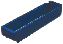 Arca 4532 lagerkasse blå 400×94×80mm 2,4